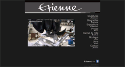 Desktop Screenshot of etiennesculpteur.net
